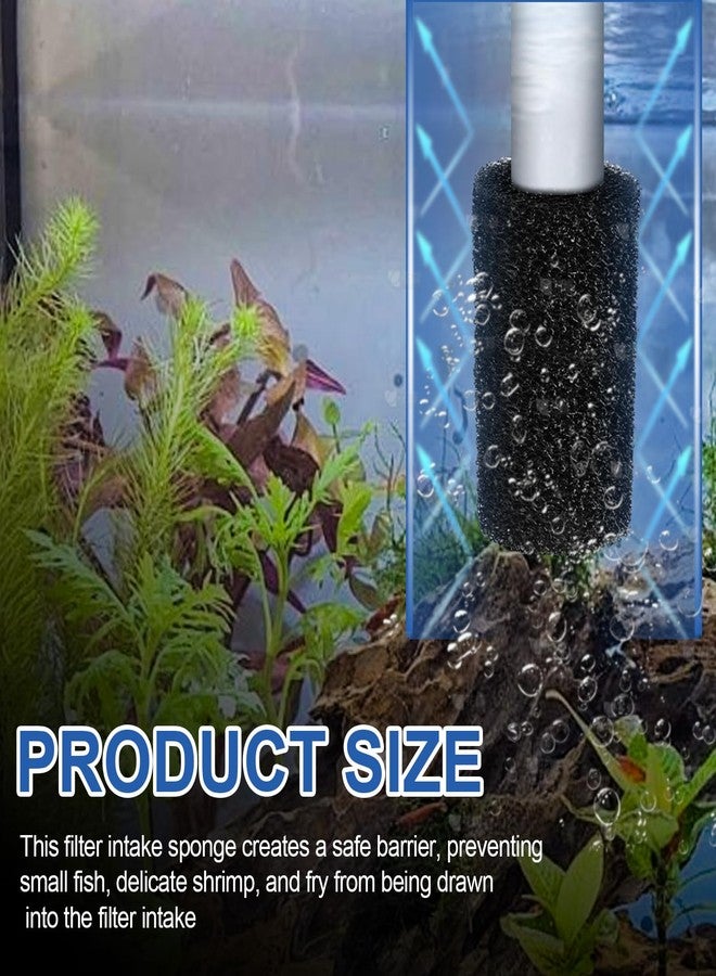 Batator Pre Filter Sponge for Aquarium Shrimp Fry Fish Tank Filter Intake for Marina S10, S15 and S20 Filter,Imagitarium Replacement Filter Foam Cover Aquarium Filter Media Protects Baby Fish & Shrimp-8Pack - Image 4
